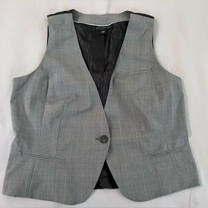 Attention Gray Vest Black  Interior Womens‎ Sz XL